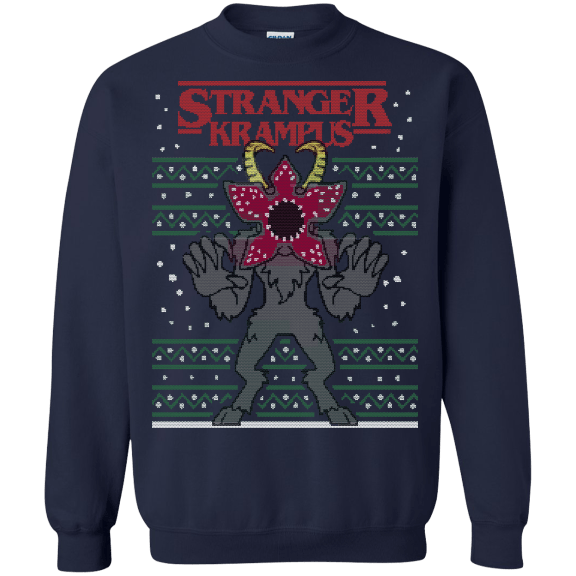 Sweatshirts Navy / Small Stranger Krampus Crewneck Sweatshirt