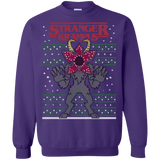 Sweatshirts Purple / Small Stranger Krampus Crewneck Sweatshirt
