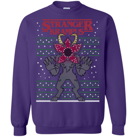 Sweatshirts Purple / Small Stranger Krampus Crewneck Sweatshirt