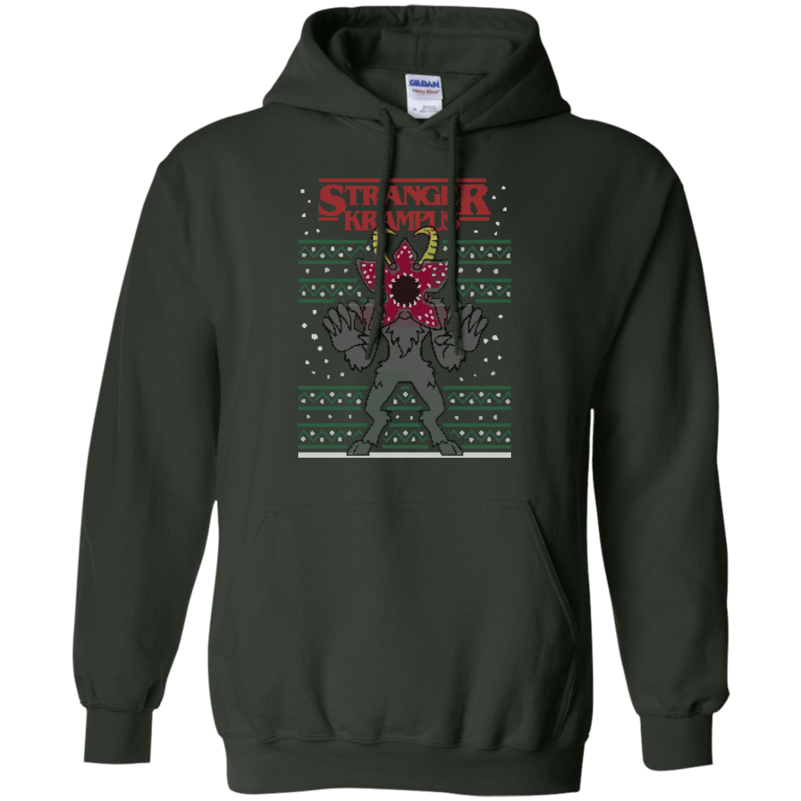 Sweatshirts Forest Green / Small Stranger Krampus Pullover Hoodie