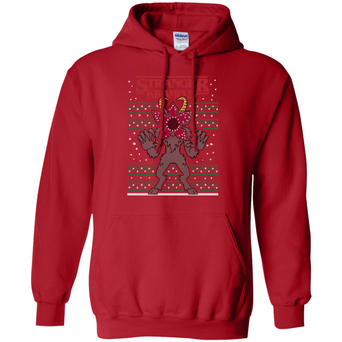 Sweatshirts Red / Small Stranger Krampus Pullover Hoodie