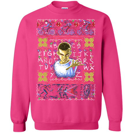 Sweatshirts Heliconia / Small Stranger Things ugly sweater Crewneck Sweatshirt