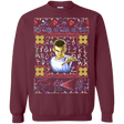 Sweatshirts Maroon / Small Stranger Things ugly sweater Crewneck Sweatshirt