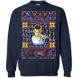 Sweatshirts Navy / Small Stranger Things ugly sweater Crewneck Sweatshirt