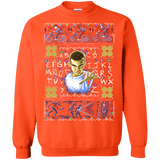 Sweatshirts Orange / Small Stranger Things ugly sweater Crewneck Sweatshirt
