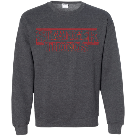 Sweatshirts Dark Heather / Small Stranger Thongs Crewneck Sweatshirt