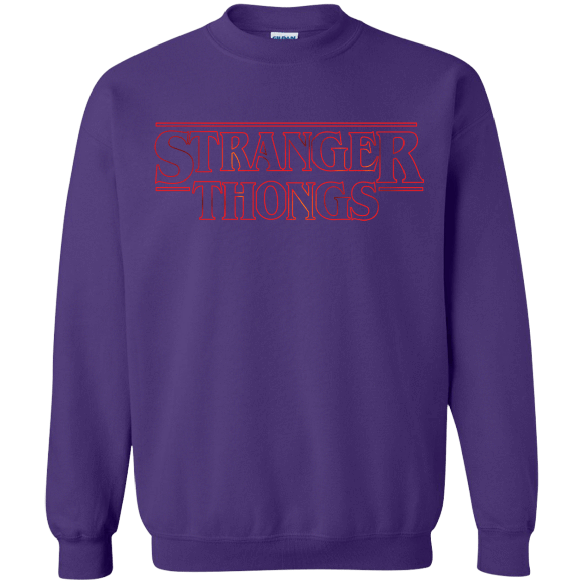 Sweatshirts Purple / Small Stranger Thongs Crewneck Sweatshirt