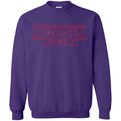 Sweatshirts Purple / Small Stranger Thongs Crewneck Sweatshirt