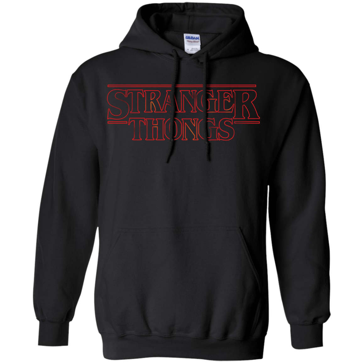 Sweatshirts Black / Small Stranger Thongs Pullover Hoodie