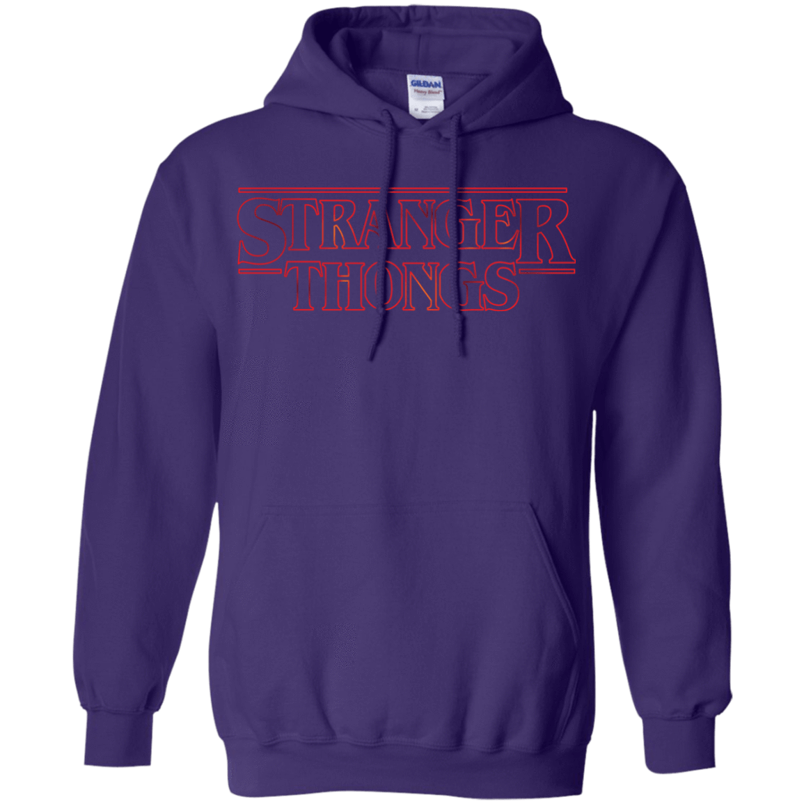 Sweatshirts Purple / Small Stranger Thongs Pullover Hoodie