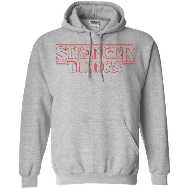 Sweatshirts Sport Grey / Small Stranger Thongs Pullover Hoodie