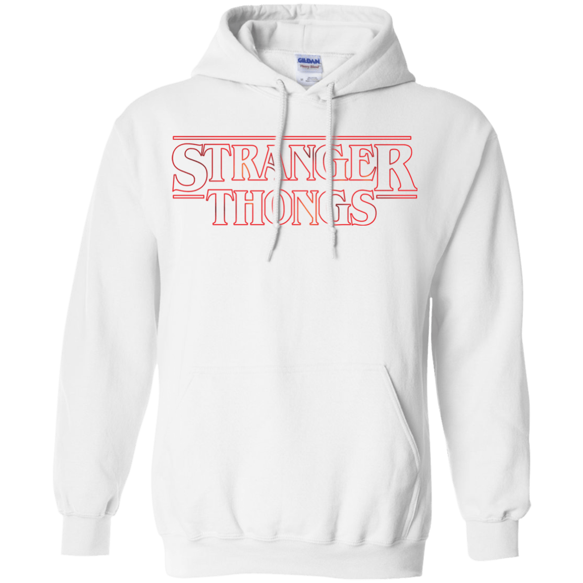 Sweatshirts White / Small Stranger Thongs Pullover Hoodie