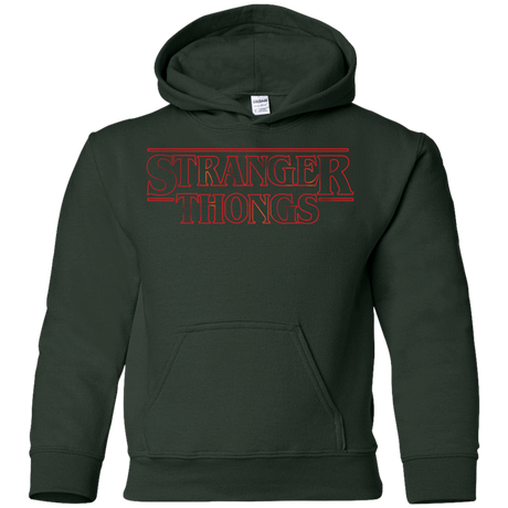 Sweatshirts Forest Green / YS Stranger Thongs Youth Hoodie