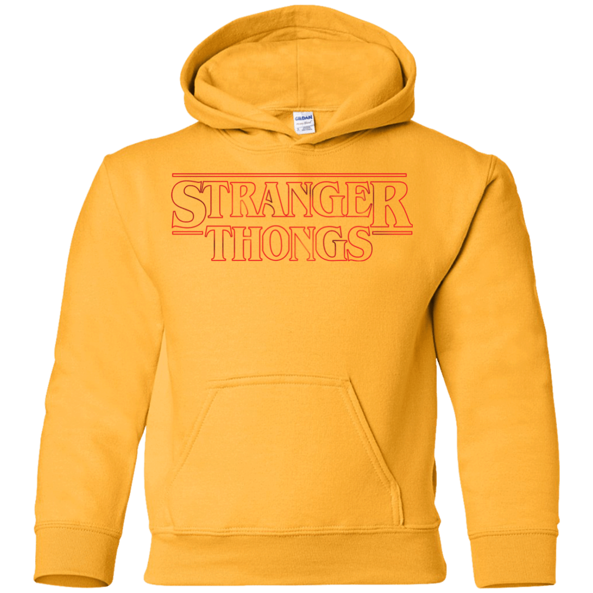 Sweatshirts Gold / YS Stranger Thongs Youth Hoodie
