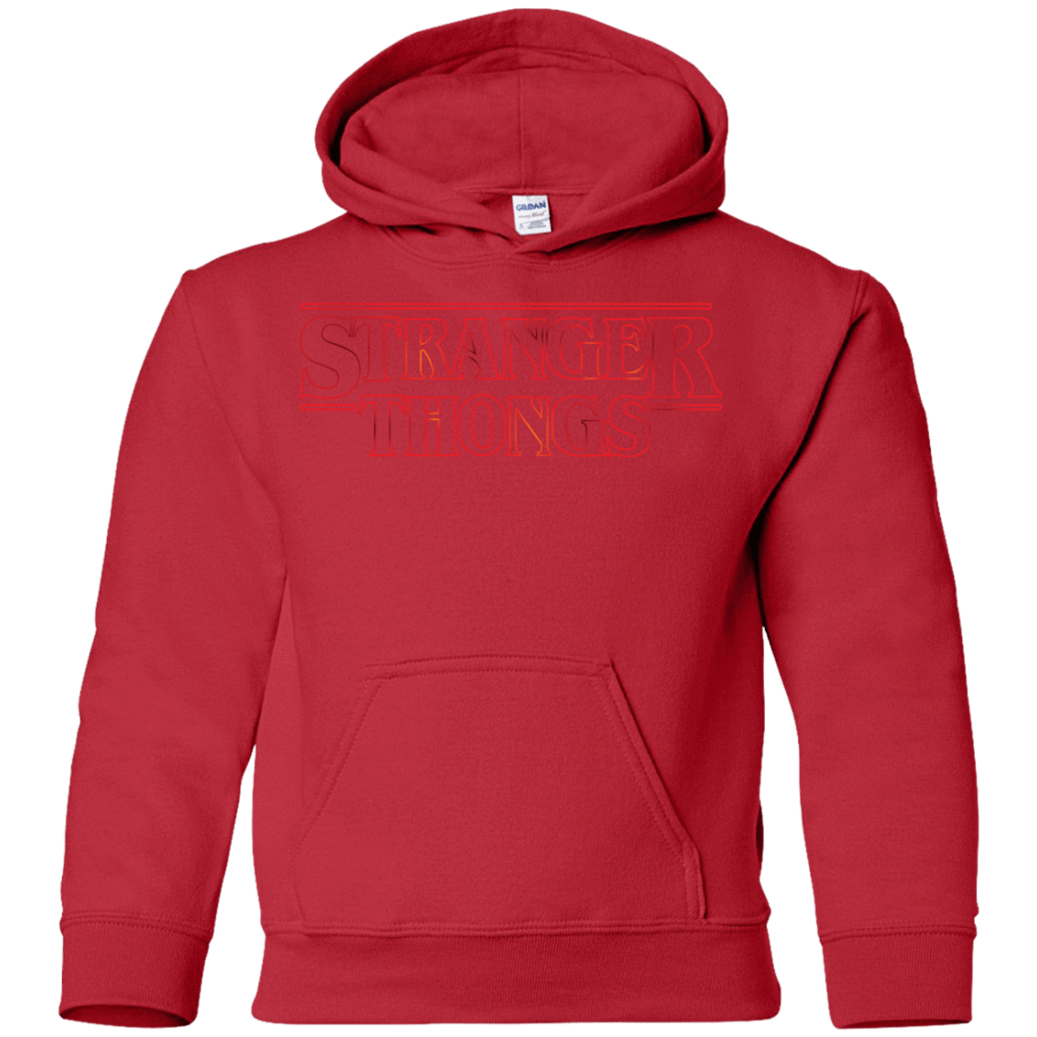 Sweatshirts Red / YS Stranger Thongs Youth Hoodie