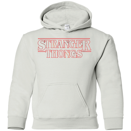 Sweatshirts White / YS Stranger Thongs Youth Hoodie