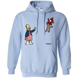 Sweatshirts Light Blue / S Strangling Things Pullover Hoodie