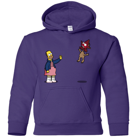 Sweatshirts Purple / YS Strangling Things Youth Hoodie