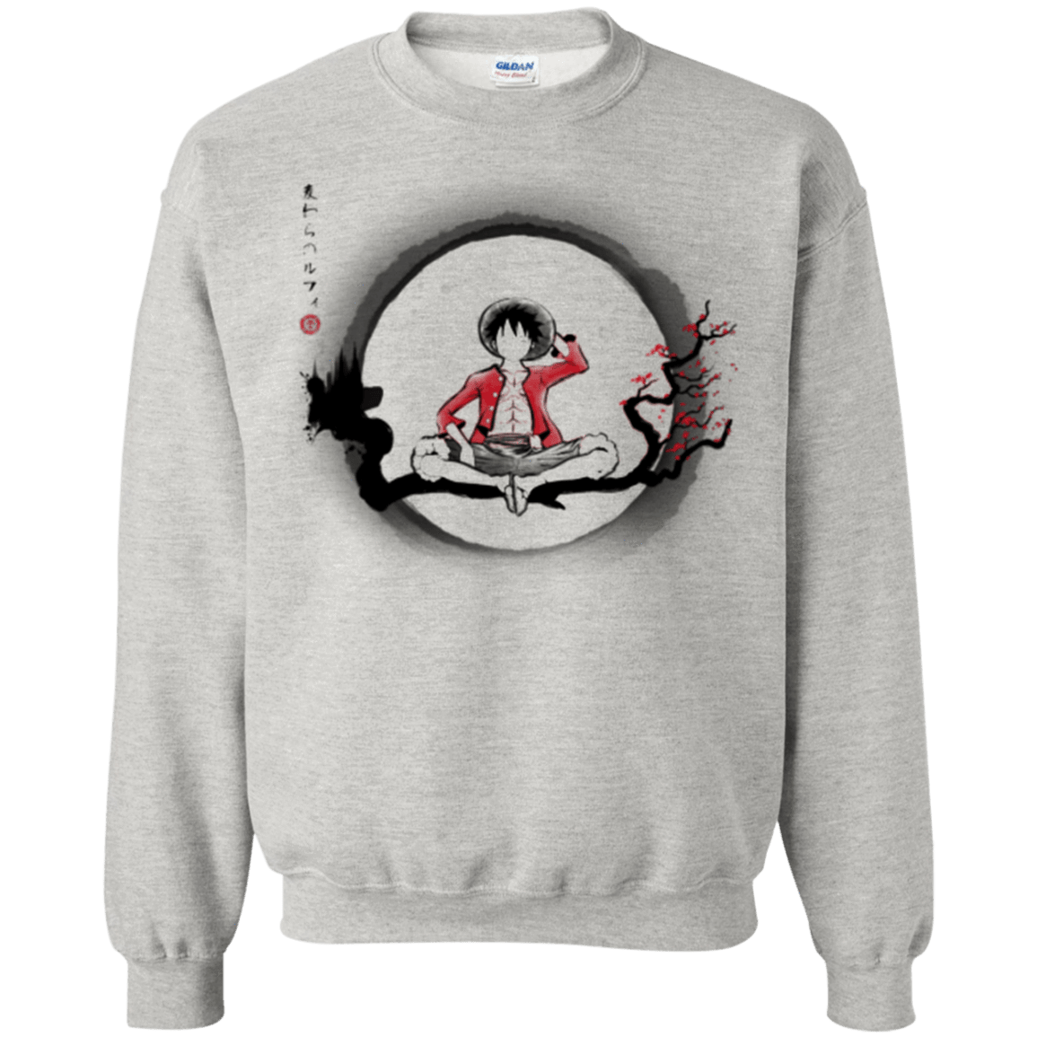 Sweatshirts Ash / Small Straw Hat Pirate Crewneck Sweatshirt