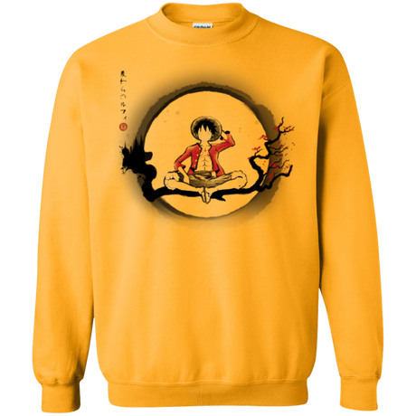 Sweatshirts Gold / Small Straw Hat Pirate Crewneck Sweatshirt