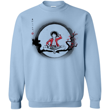 Sweatshirts Light Blue / Small Straw Hat Pirate Crewneck Sweatshirt