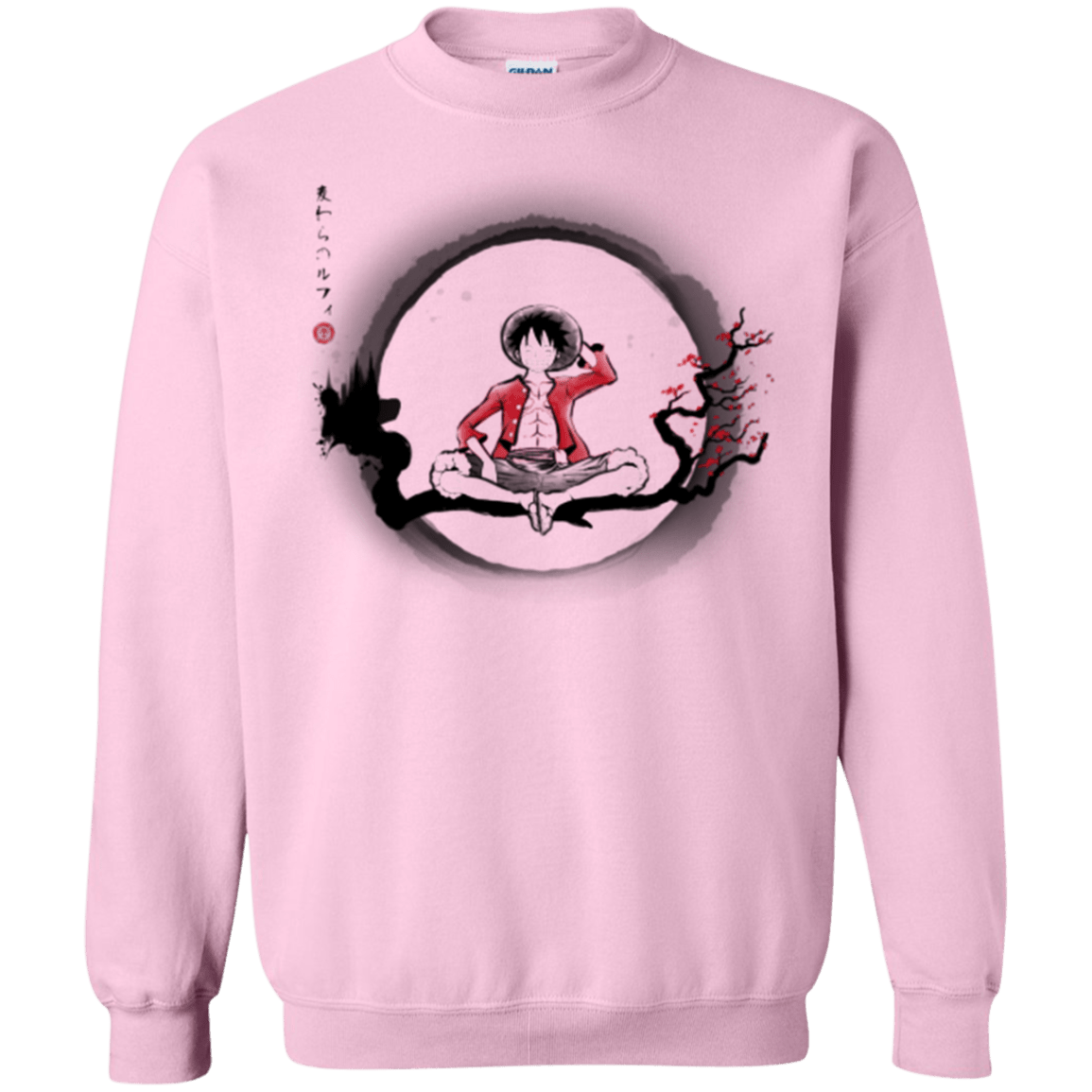 Sweatshirts Light Pink / Small Straw Hat Pirate Crewneck Sweatshirt