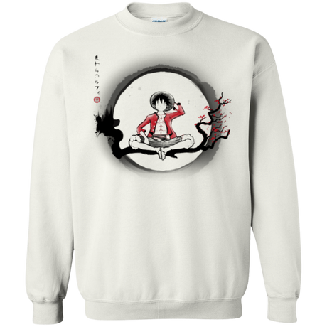 Sweatshirts White / Small Straw Hat Pirate Crewneck Sweatshirt