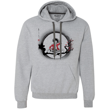 Sweatshirts Sport Grey / Small Straw Hat Pirate Premium Fleece Hoodie