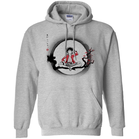 Sweatshirts Sport Grey / Small Straw Hat Pirate Pullover Hoodie