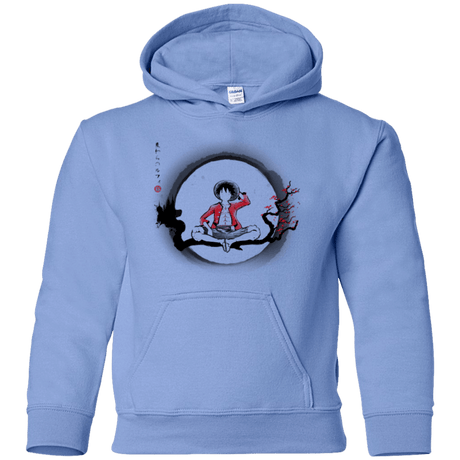 Sweatshirts Carolina Blue / YS Straw Hat Pirate Youth Hoodie