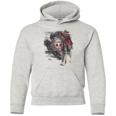 Sweatshirts Ash / YS Straw hats Youth Hoodie
