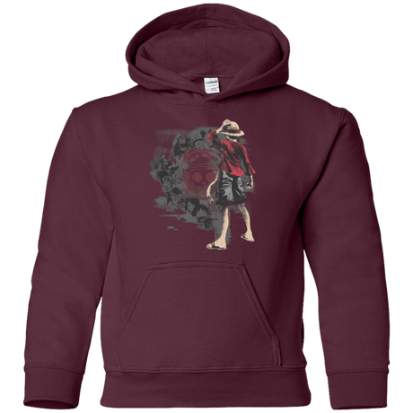 Sweatshirts Maroon / YS Straw hats Youth Hoodie
