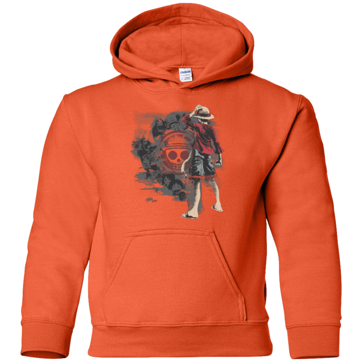 Sweatshirts Orange / YS Straw hats Youth Hoodie