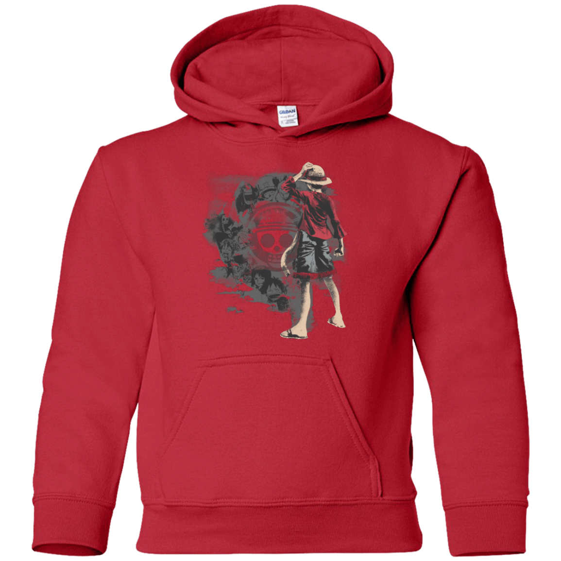 Sweatshirts Red / YS Straw hats Youth Hoodie