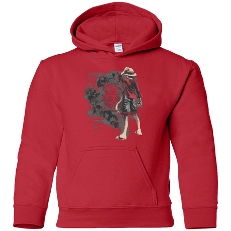 Sweatshirts Red / YS Straw hats Youth Hoodie