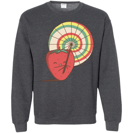 Sweatshirts Dark Heather / Small Strawberry Frye Crewneck Sweatshirt
