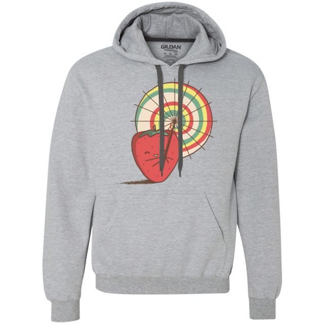 Sweatshirts Sport Grey / Small Strawberry Frye Premium Fleece Hoodie
