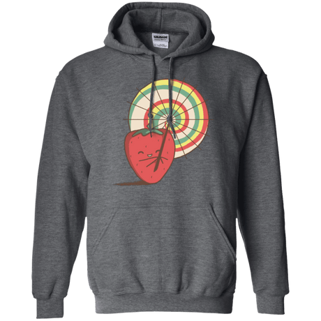 Sweatshirts Dark Heather / Small Strawberry Frye Pullover Hoodie