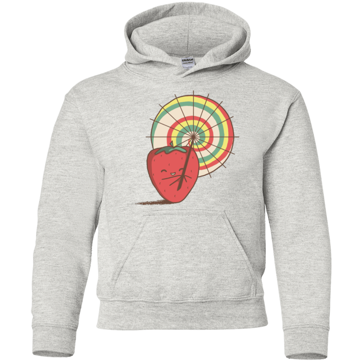 Sweatshirts Ash / YS Strawberry Frye Youth Hoodie