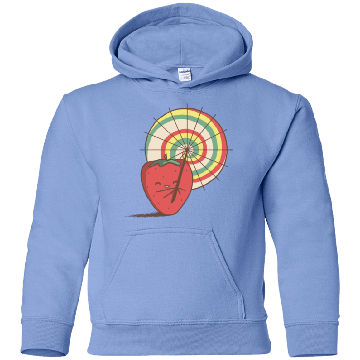 Sweatshirts Carolina Blue / YS Strawberry Frye Youth Hoodie