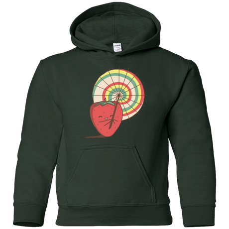 Sweatshirts Forest Green / YS Strawberry Frye Youth Hoodie