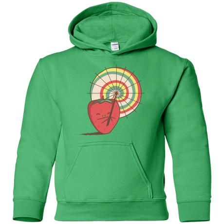 Sweatshirts Irish Green / YS Strawberry Frye Youth Hoodie