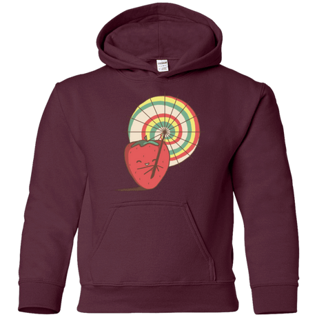 Sweatshirts Maroon / YS Strawberry Frye Youth Hoodie