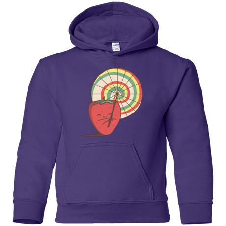Sweatshirts Purple / YS Strawberry Frye Youth Hoodie