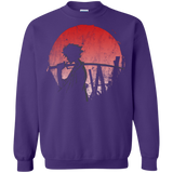 Sweatshirts Purple / Small Stray dog mugan Crewneck Sweatshirt