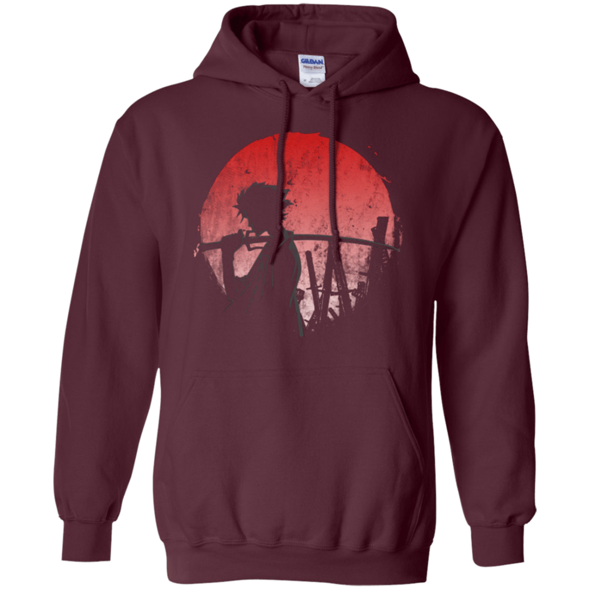 Sweatshirts Maroon / Small Stray dog mugan Pullover Hoodie