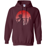 Sweatshirts Maroon / Small Stray dog mugan Pullover Hoodie
