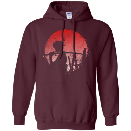 Sweatshirts Maroon / Small Stray dog mugan Pullover Hoodie