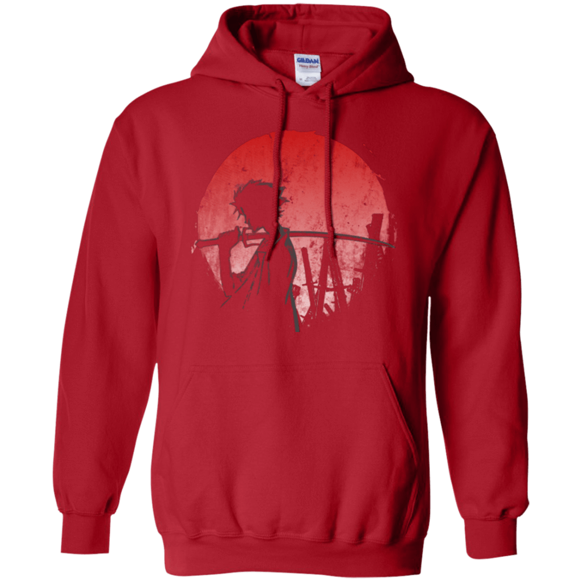 Sweatshirts Red / Small Stray dog mugan Pullover Hoodie