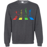 Sweatshirts Dark Heather / Small Stray Dog Strut Crewneck Sweatshirt